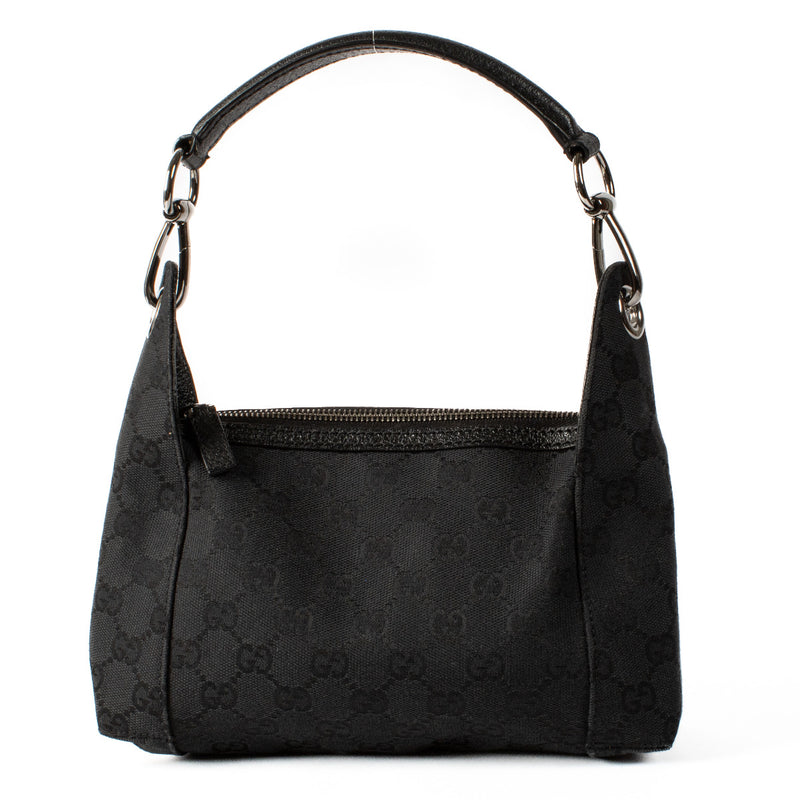 Gucci Black GG Canvas Mini Bag