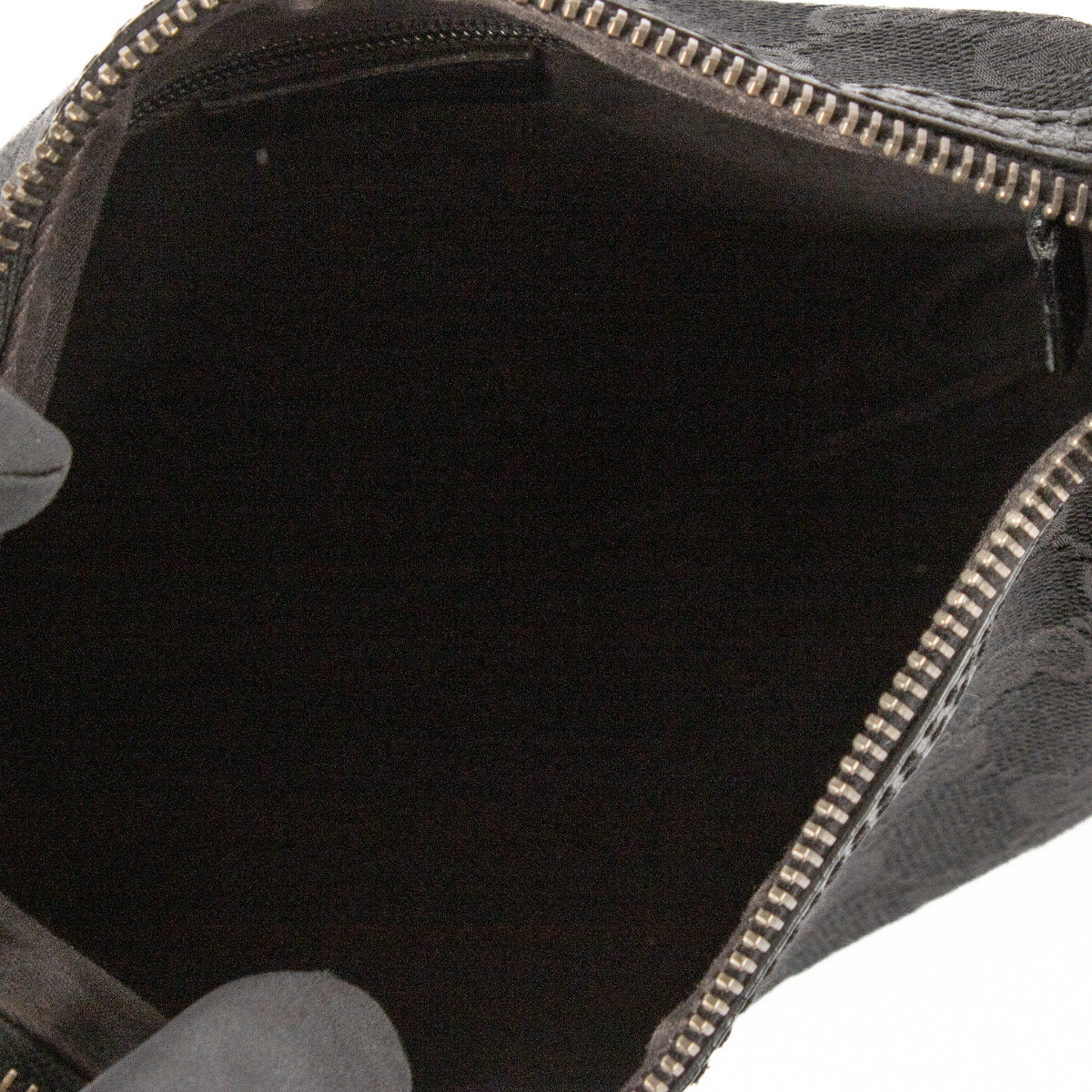 Mini sac Gucci en toile GG noire