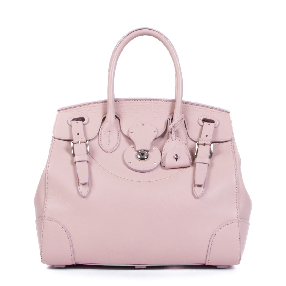 Ralph Lauren Ballet Pink Soft Ricky 33 Nappa Leather Bag