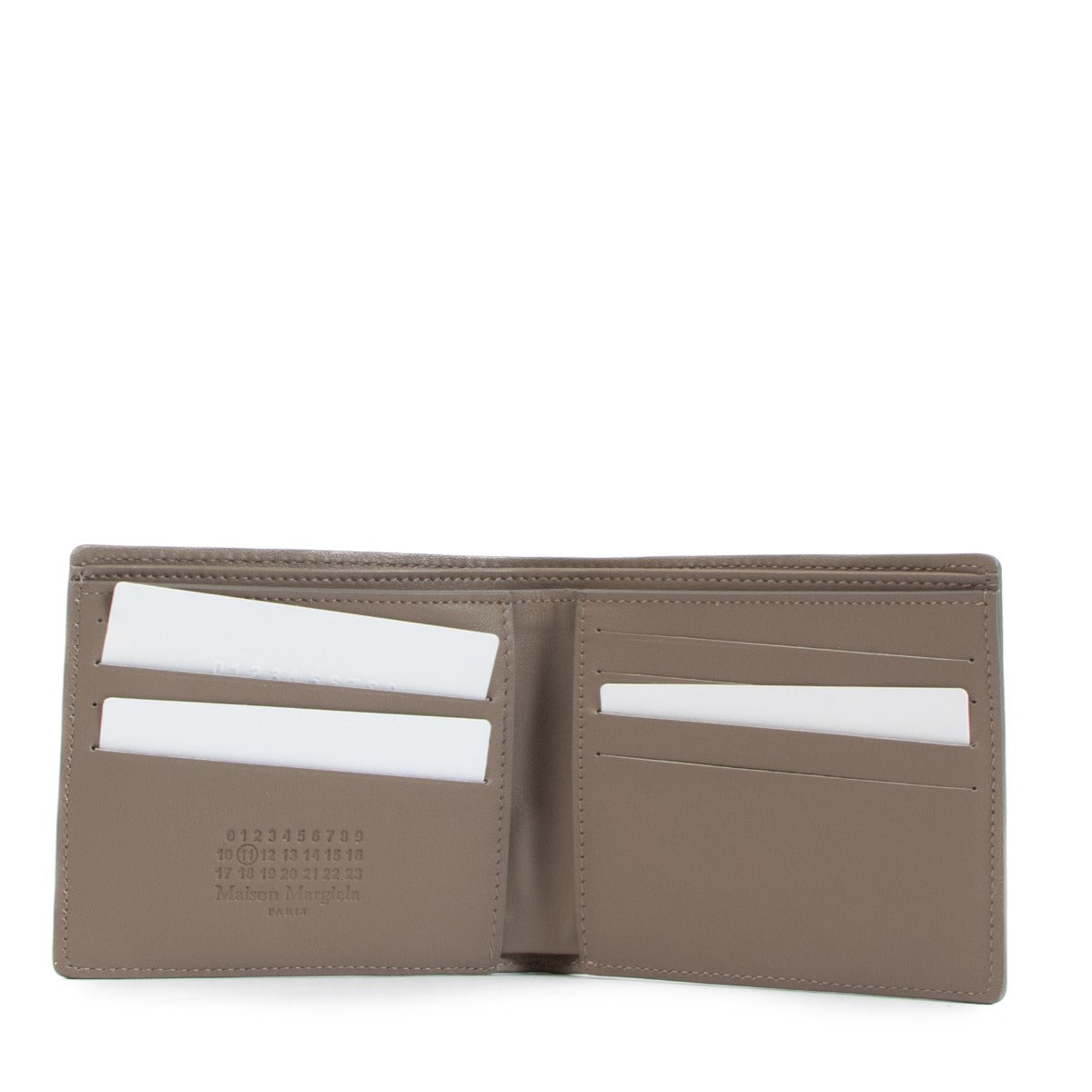 shop authentic second hand Maison Margiela Taupe Wallet on Labellov.com