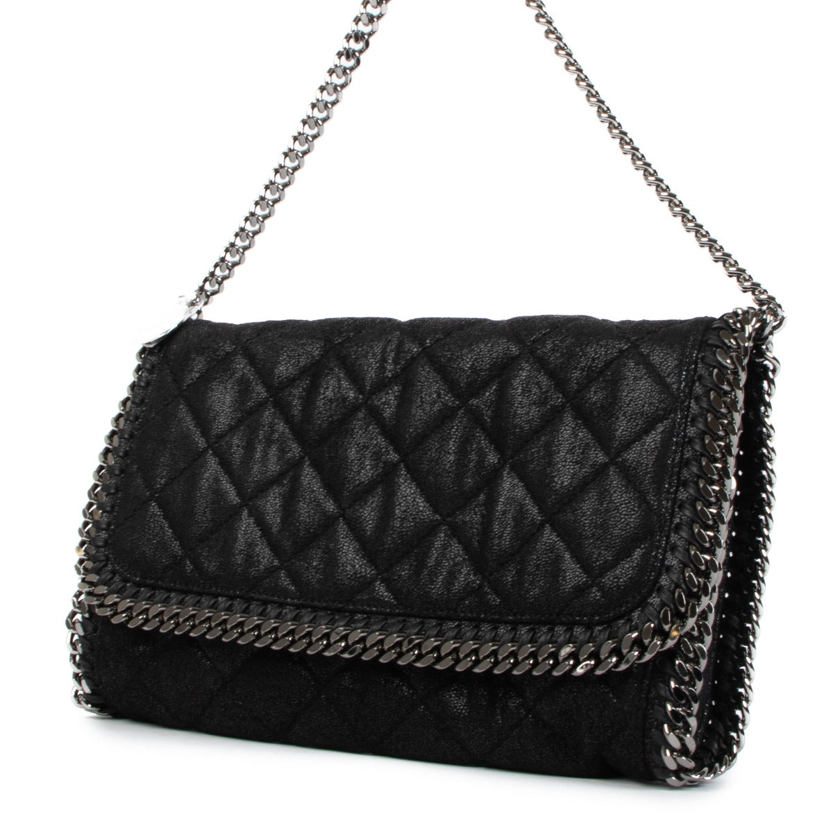 Stella McCartney Black Falabella Quilted Chain Bag