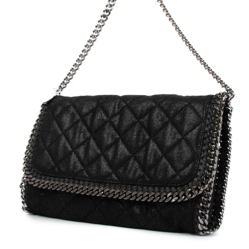 Stella McCartney Black Falabella Quilted Chain Bag