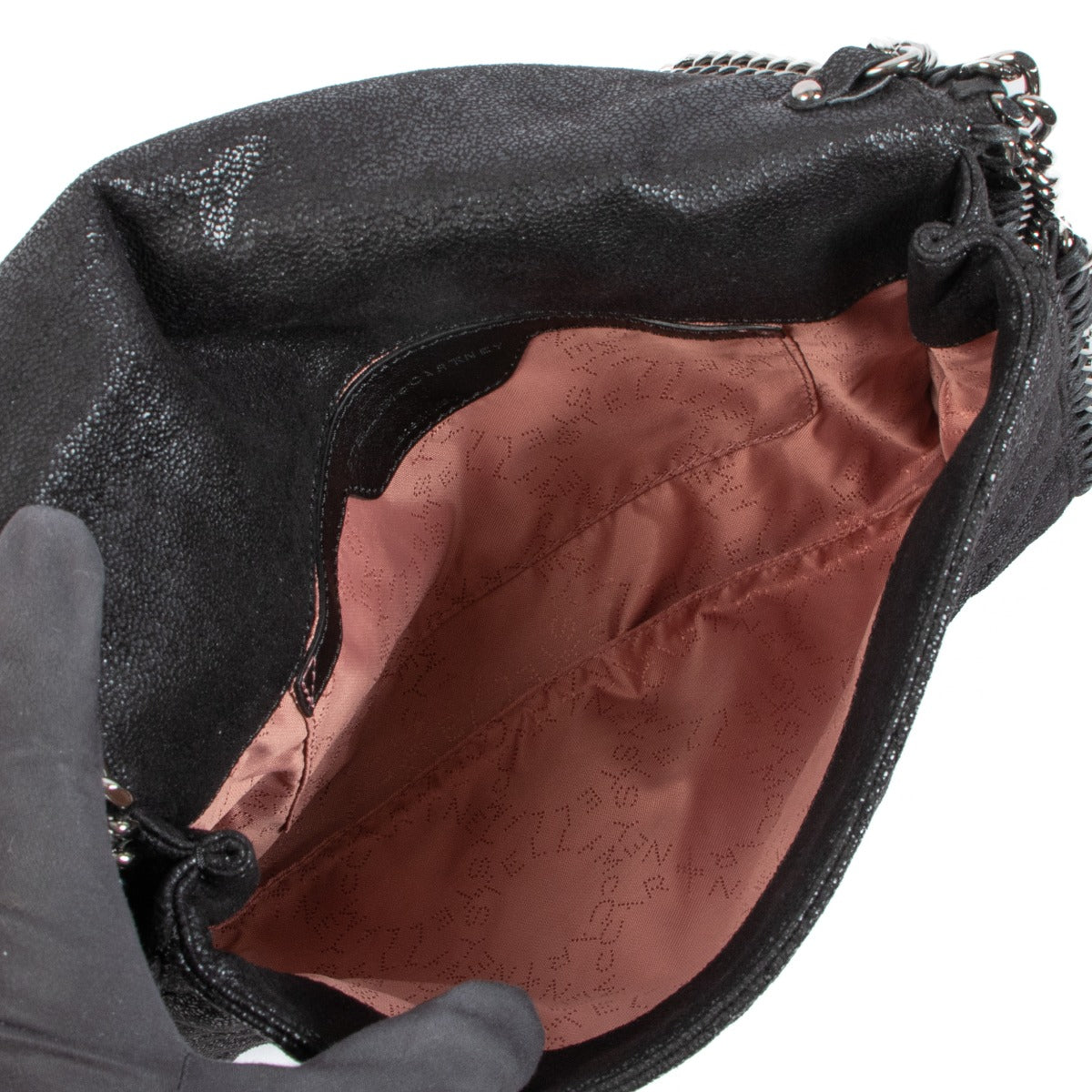 Stella McCartney Black Falabella Quilted Chain Bag