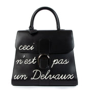 Delvaux Black Brillant GM L'Humour 'Ceci N'est Pas Un Delvaux' Limited Edition