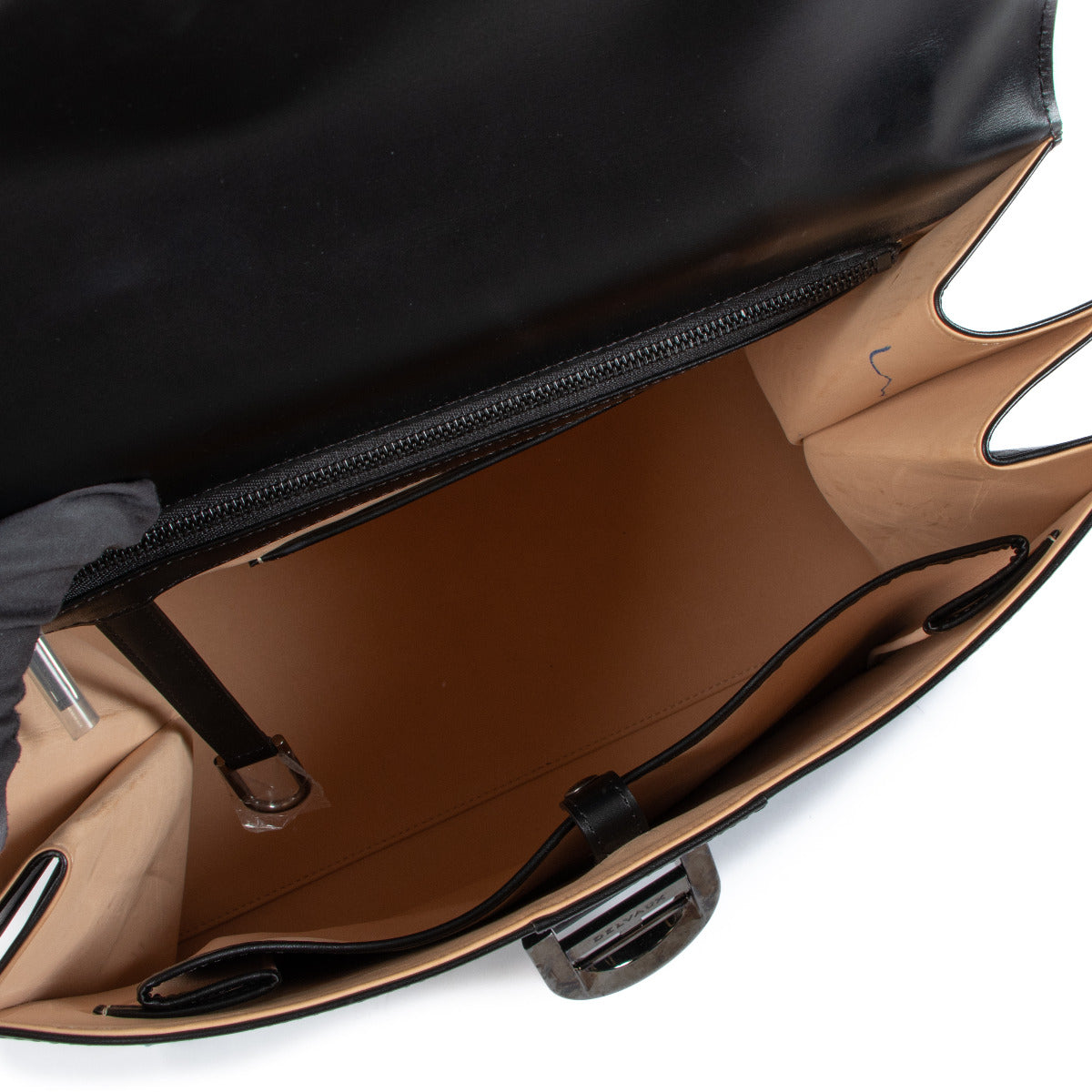 Delvaux Black Brillant GM L'Humour 'Ceci N'est Pas Un Delvaux' Limited Edition