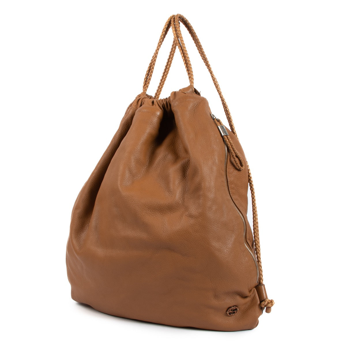 Gucci Camel Deerskin Backpack