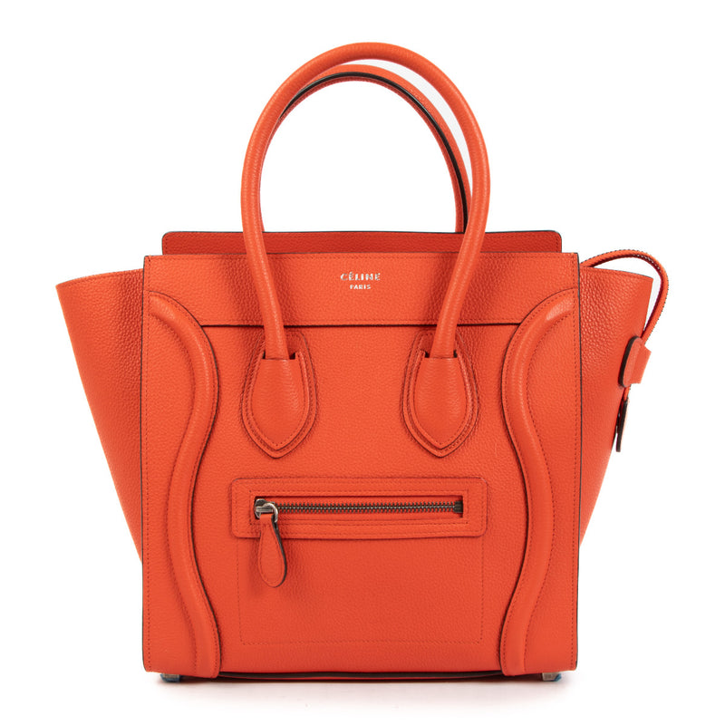 Celine Coquelicot Calfskin Leather Bag for the best price at Labellov secondhand luxury in Antwerp