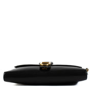 Shop safe online at Labellov in Antwerp, Brussels and Knokke this 100% authentic second hand Delvaux Black Leather Crossbody Clutch Bag