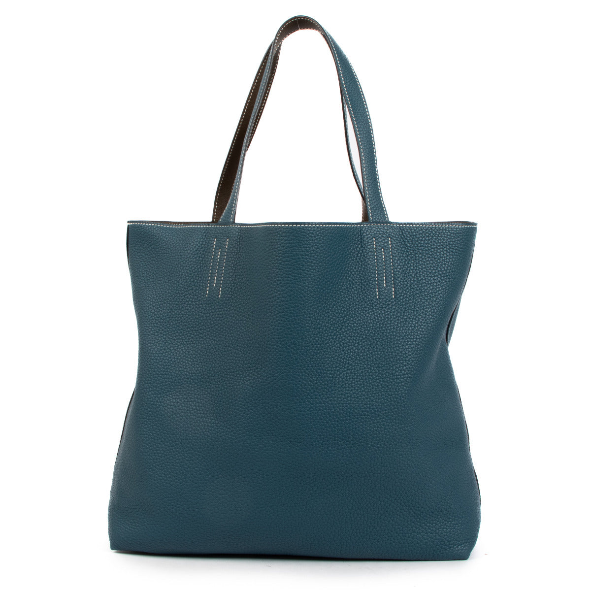 Hermès Double Sens 45 Clemence/Swift Brown/Blue