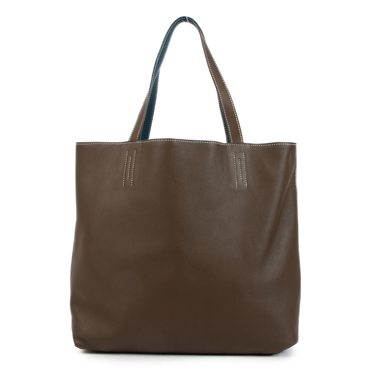 Hermès Double Sens 45 Clemence/Swift Brown/Blue