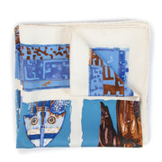 Hermès White Silk Persona Scarf