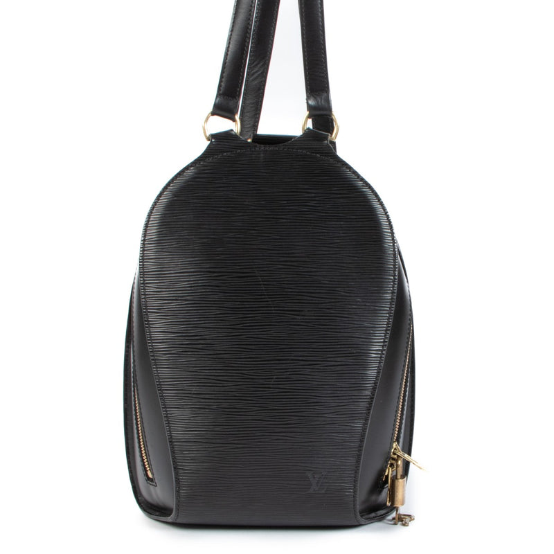 Louis Vuitton Black Epi Leather Mabillon Backpack