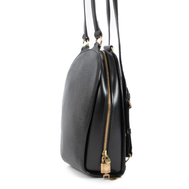 Louis Vuitton Black Epi Leather Mabillon Backpack