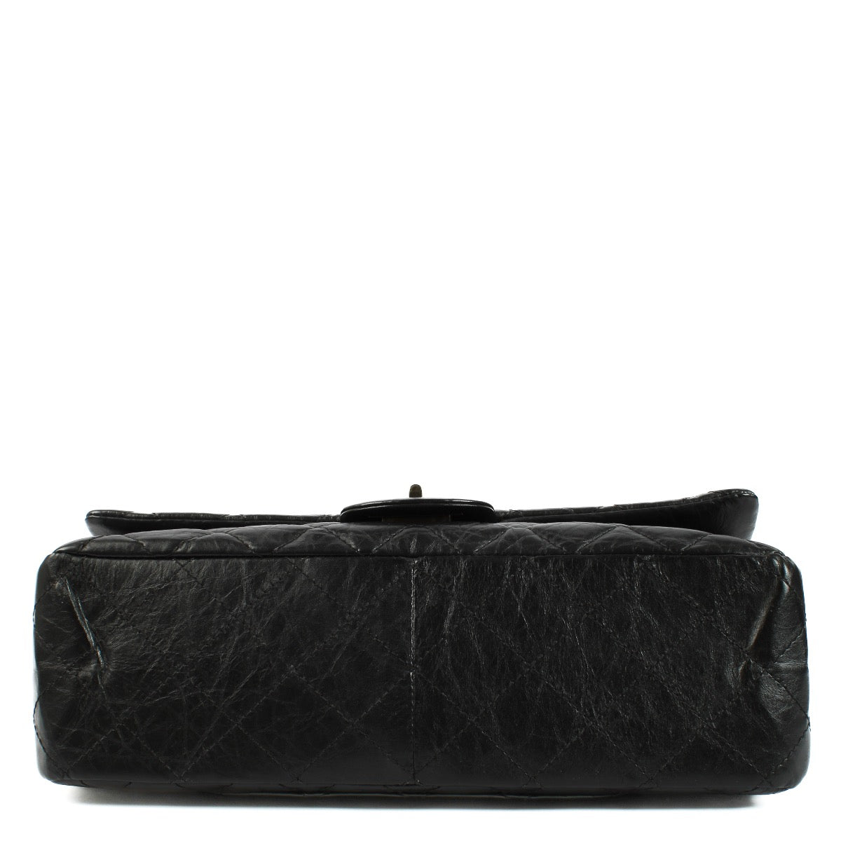 shop 100% authentic second hand Chanel Black Aged Calfskin Maxi 2.55 Bag on Labellov.com