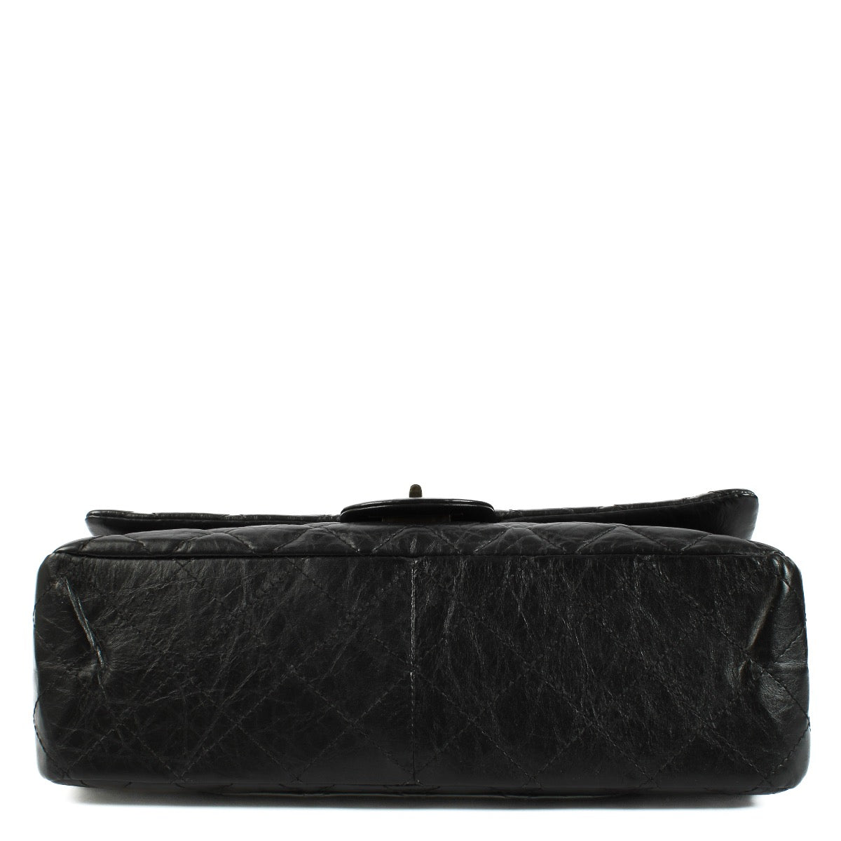 Shop 100% authentic second hand Chanel Black Aged Calfskin Maxi 2.55 on Labellov.com