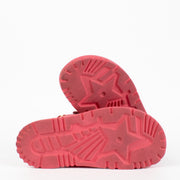 Dior DiorAct pink calfskin leather sandals with gold logo and adjustable straps at Labellov.com