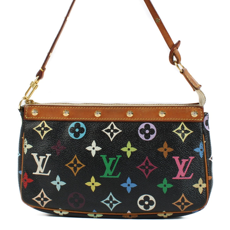 shop 100% authentic second hand Louis Vuitton Black Monogram Multicolore Pochette Accesoires on Labellov.com