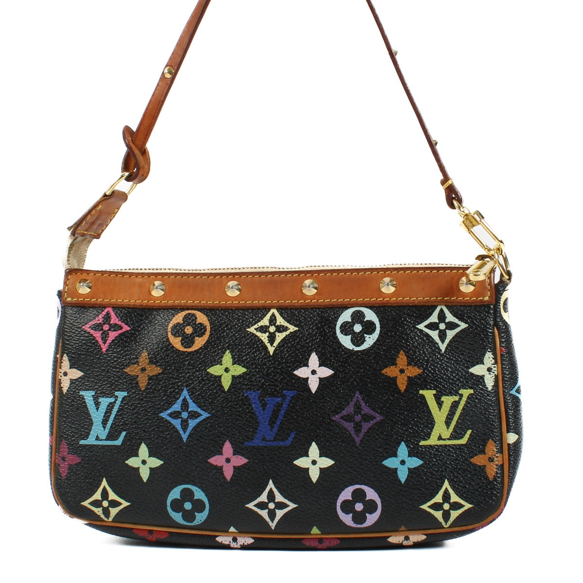 shop 100% authentic second hand Louis Vuitton Black Monogram Multicolore Pochette Accesoires on Labellov.com