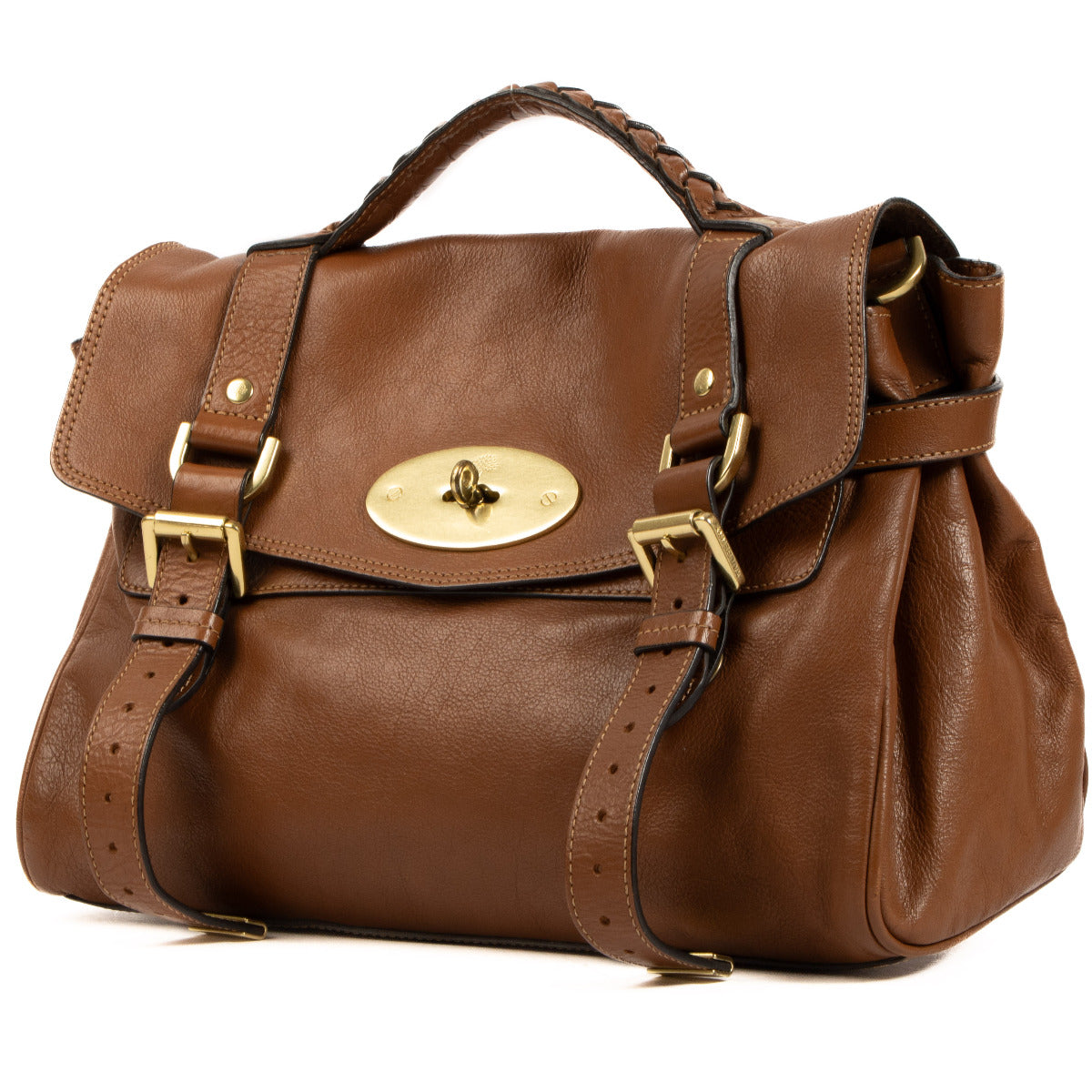 Mulberry Chestnut Alexa Satchel Bag