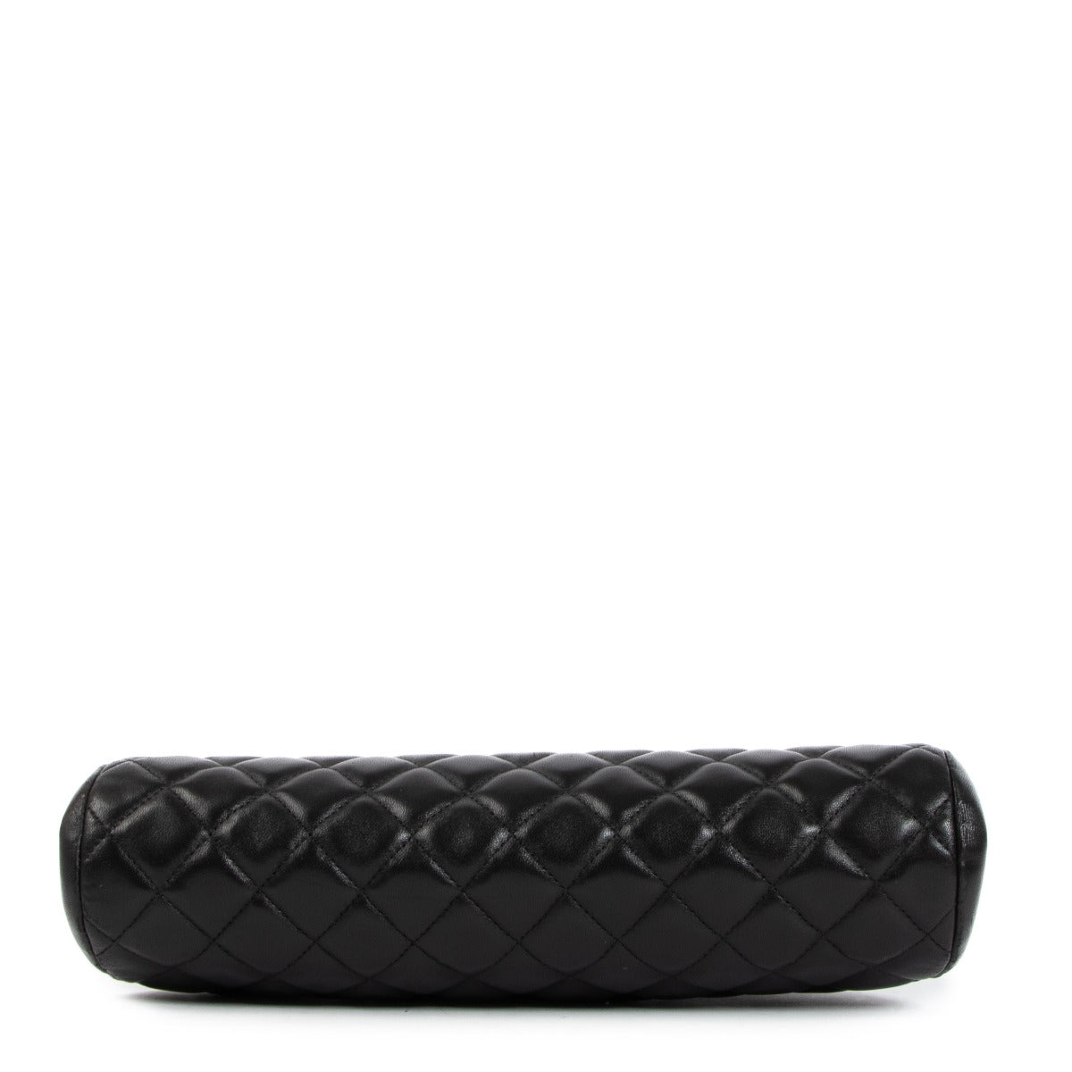 Chanel Black Quilted Lambskin Clutch