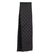 Chanel Black Nylon Quilted CC Scarf