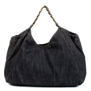 Chanel Coco Cabas Denim Hobo Bag