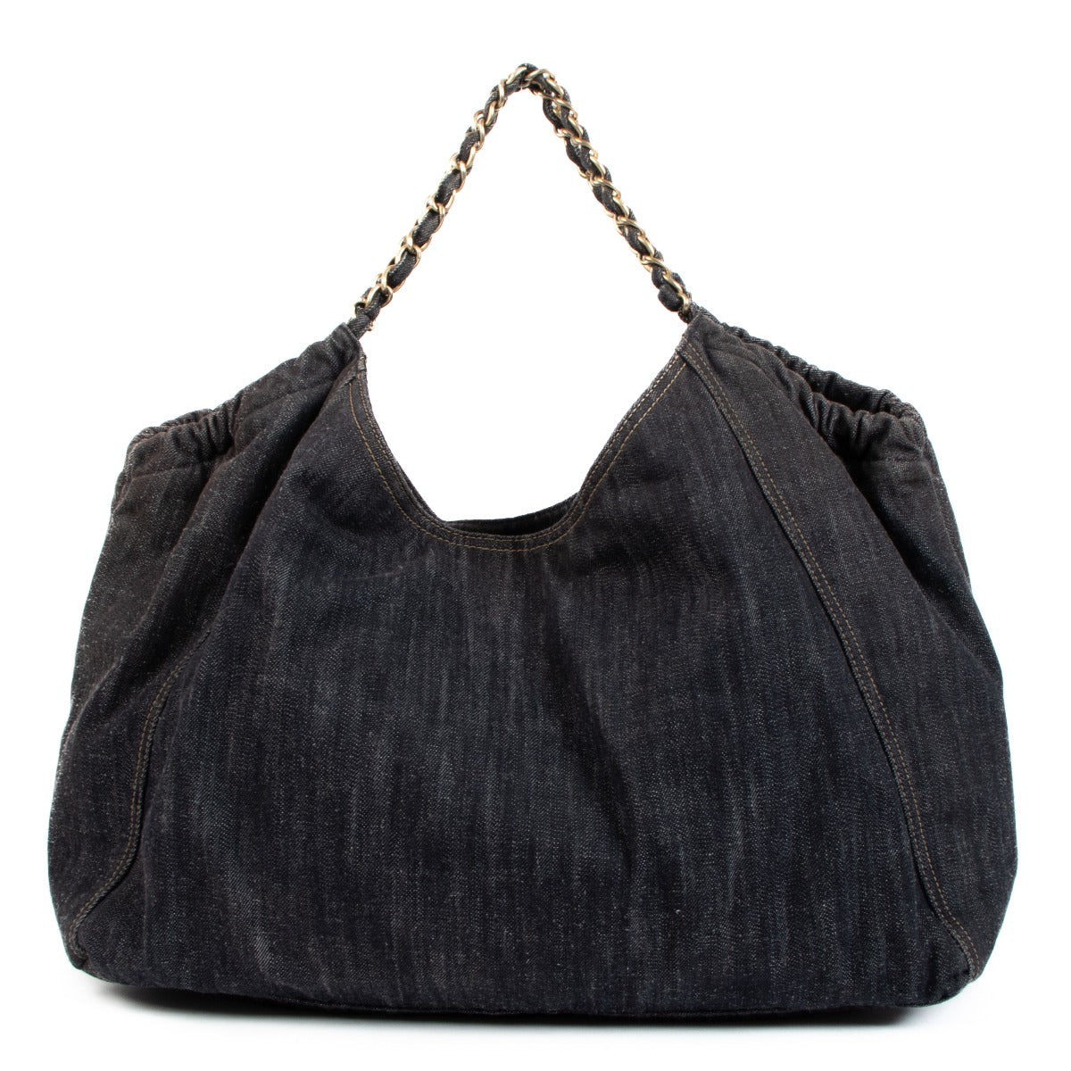 Chanel Coco Cabas Denim Hobo Bag