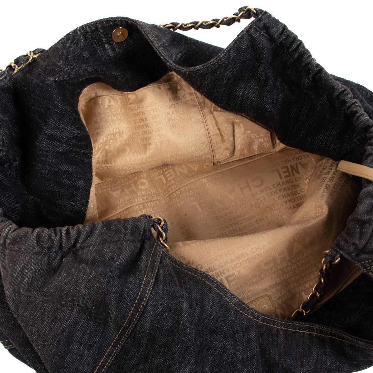 Chanel Coco Cabas XL Denim Hobo Bag