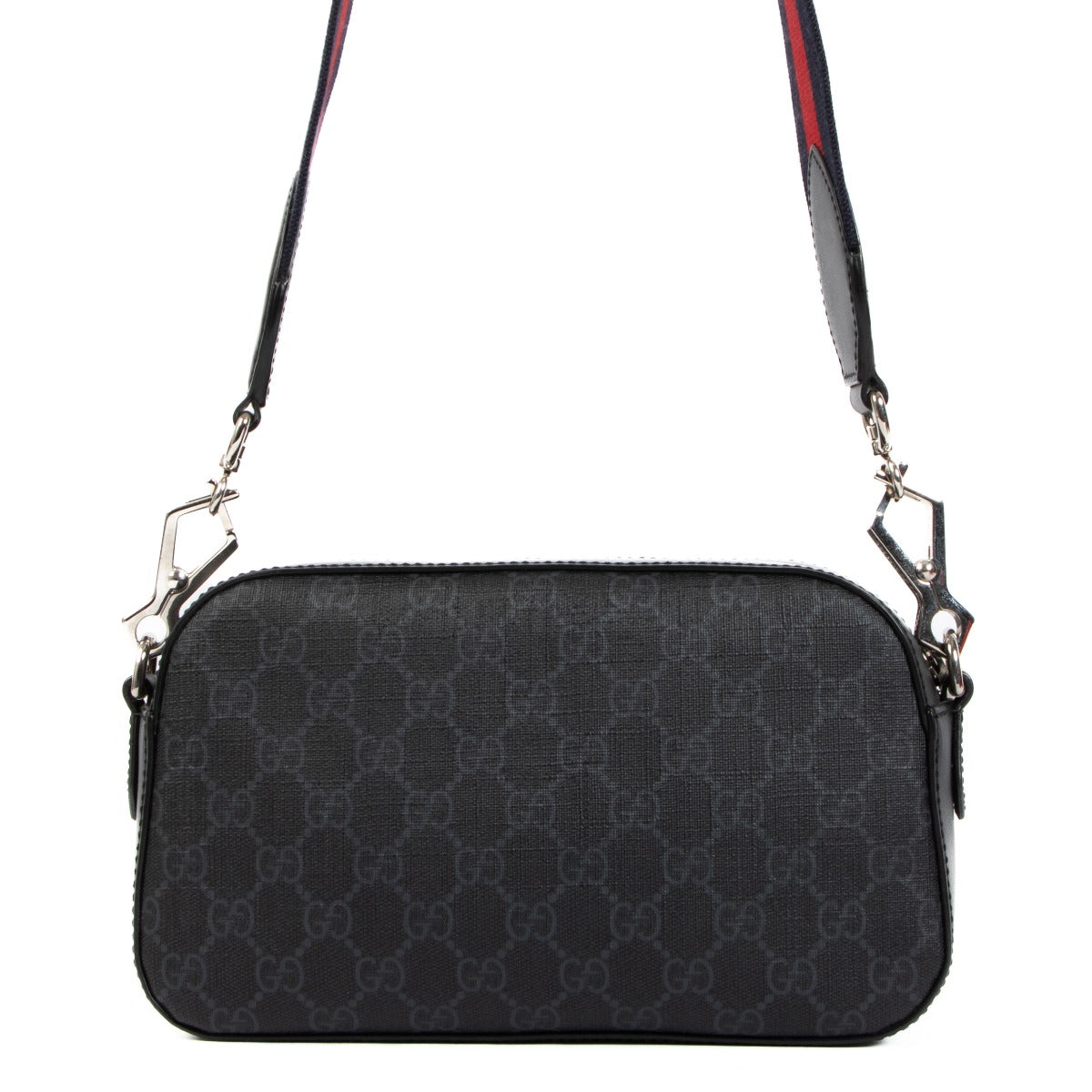 Gucci GG Supreme Black Camera Bag