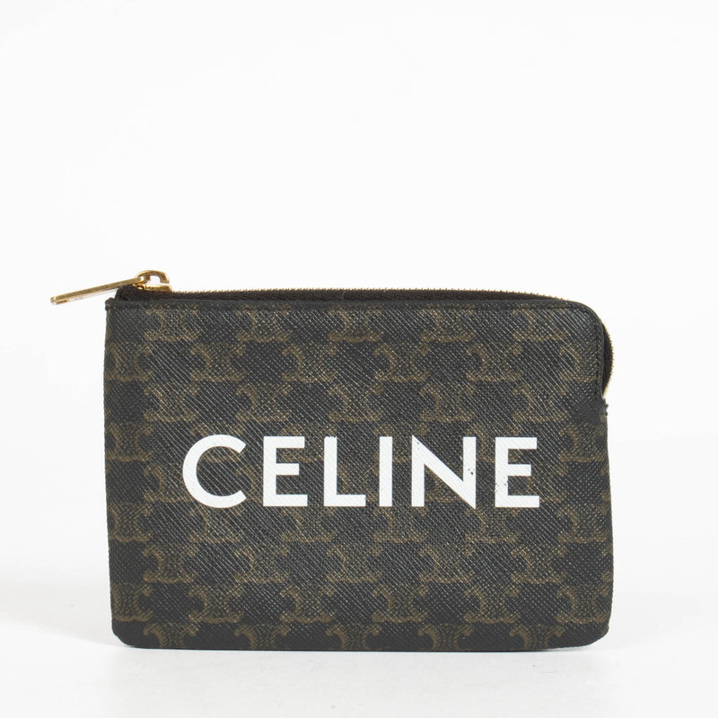 Authentic pre-loved Celine Triomphe Canvas Coin Purse on Labellov.com