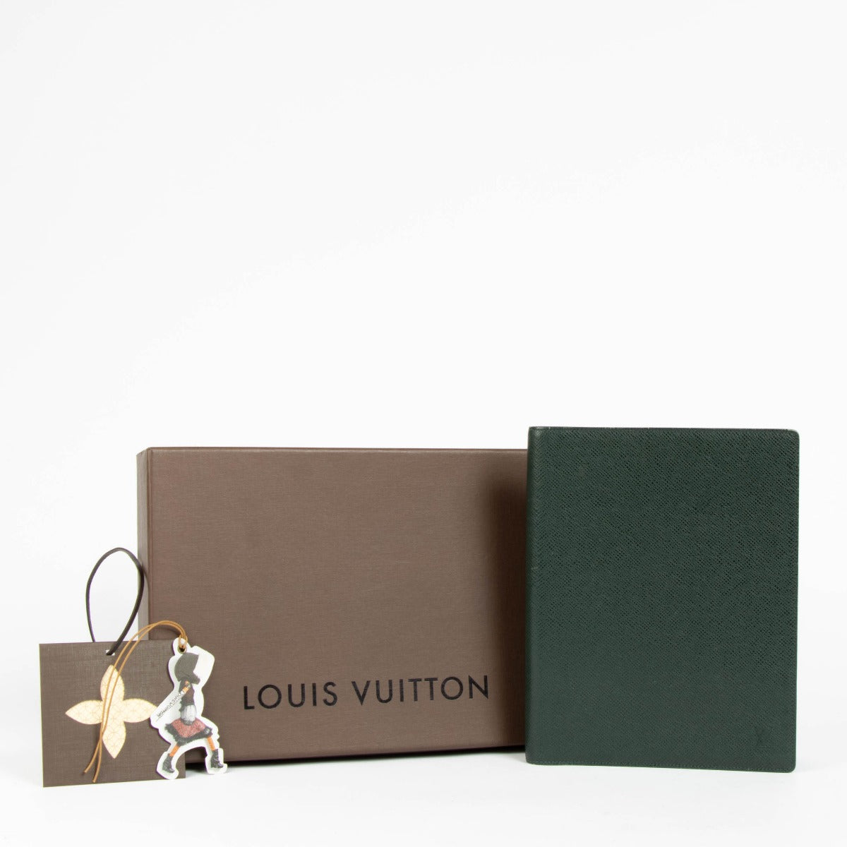 Shop this authentic Louis Vuitton Epicea Taiga Leather Large Agenda Cover pre-loved on Labellov.com