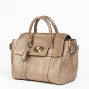 shop 100% authentic second hand Mulberry Gold Leather Mini Bayswater Bag on Labellov.com