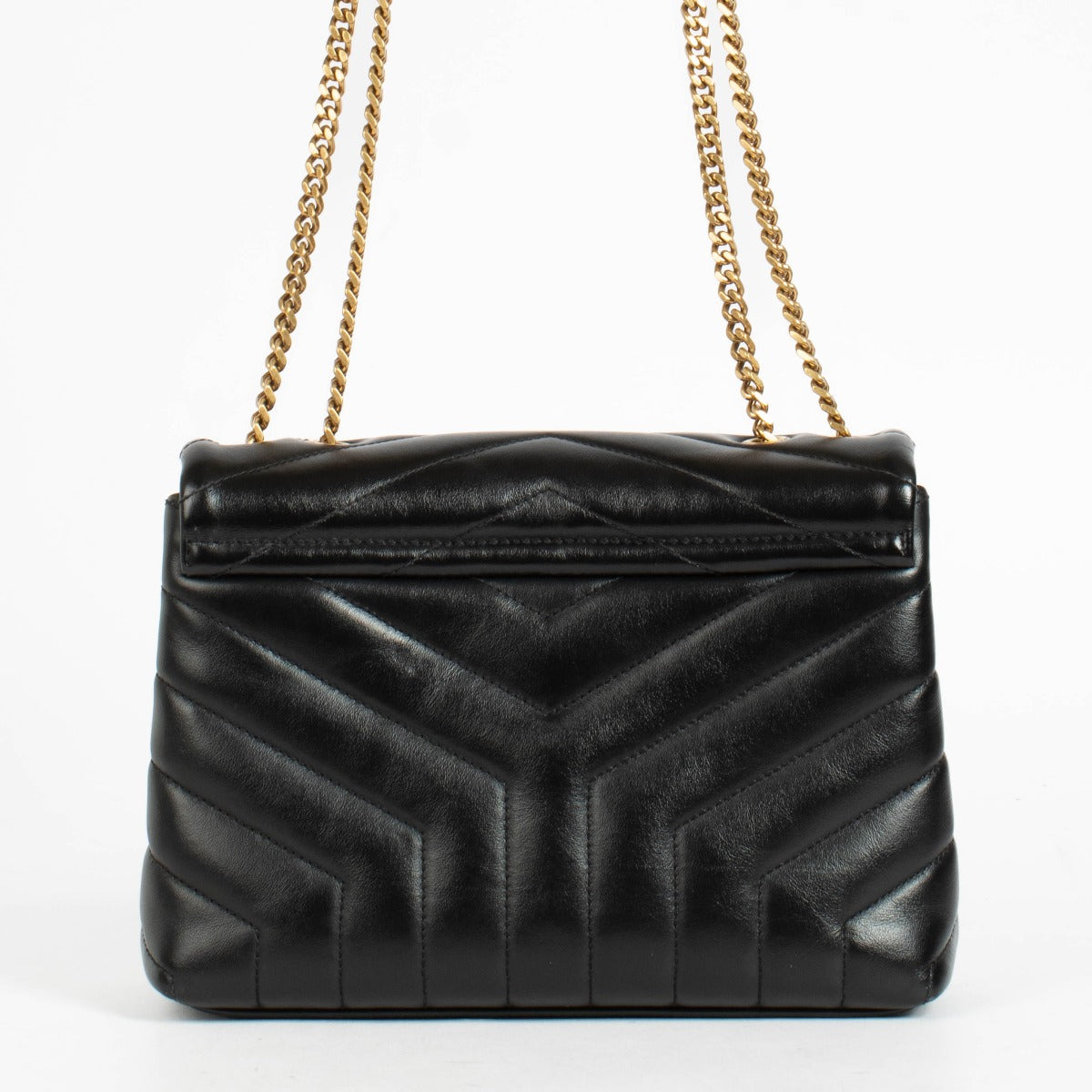 Authentic pre-loved Saint Laurent Black Leather Loulou Small Bag on Labellov.com
