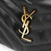 Authentic pre-loved Saint Laurent Black Leather Loulou Small Bag on Labellov.com
