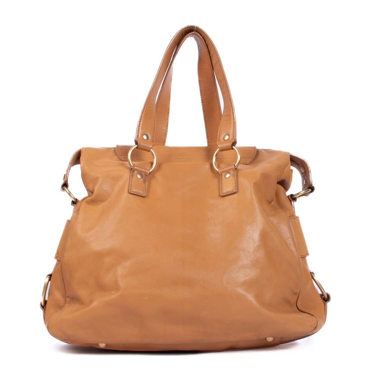 Sac Messager Muse en Cuir de Chameau Saint Laurent