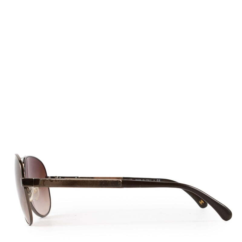 shop 100% authentic second hand Chanel Brown Sunglasses on Labellov.com