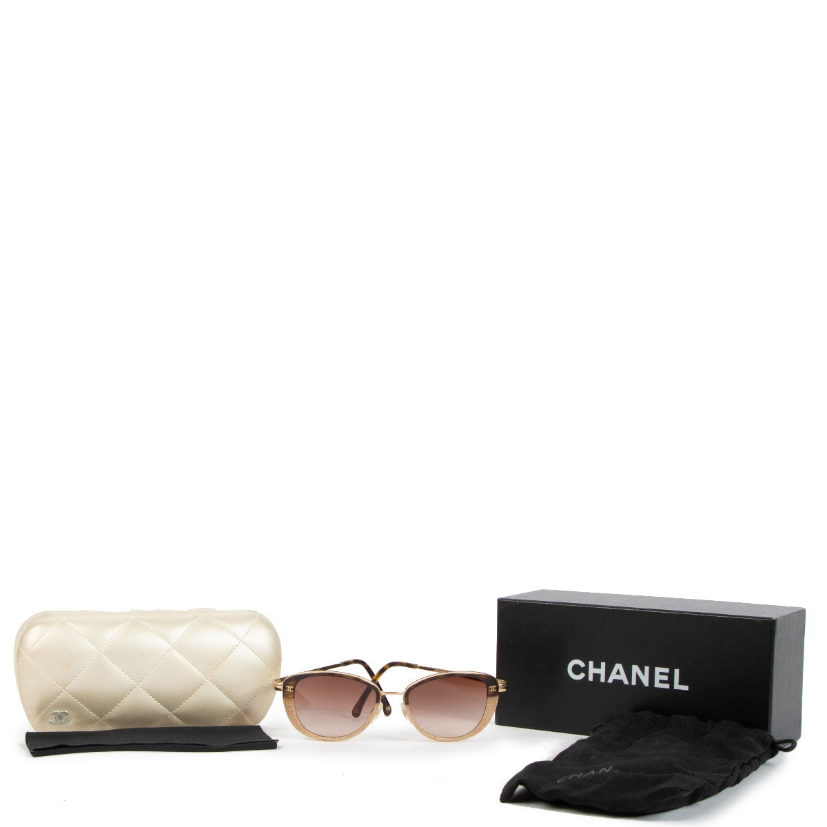Chanel 4183 Brown Gold Sunglasses