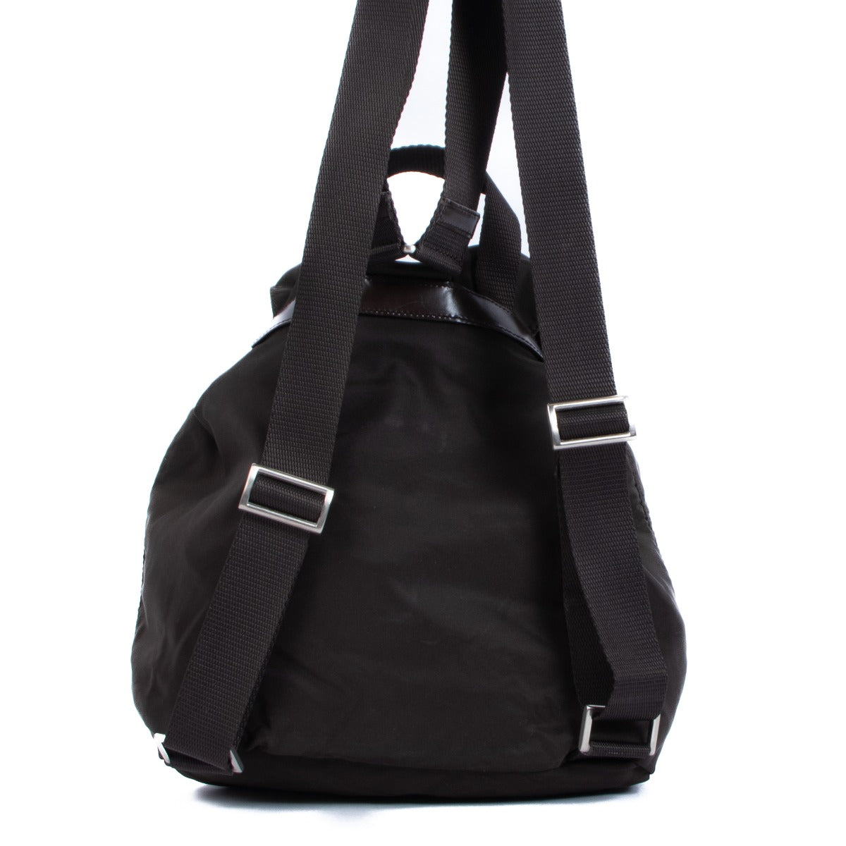 Prada Brown Nylon Small Backpack