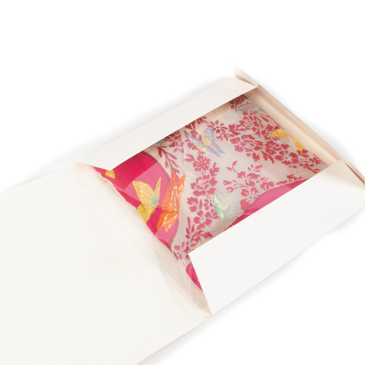 Écharpe brodée florale rose Christian Dior