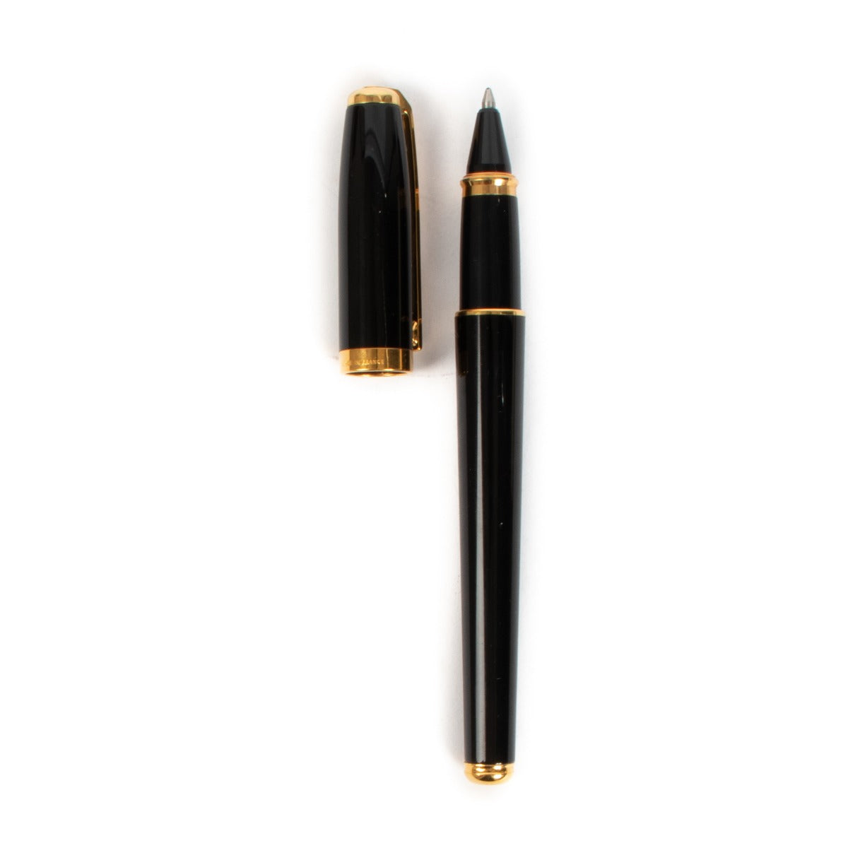 Shop a 100% authentic S.T. Dupont Black Lacquer Gold Plated Ballpoint Pen on Labellov.com