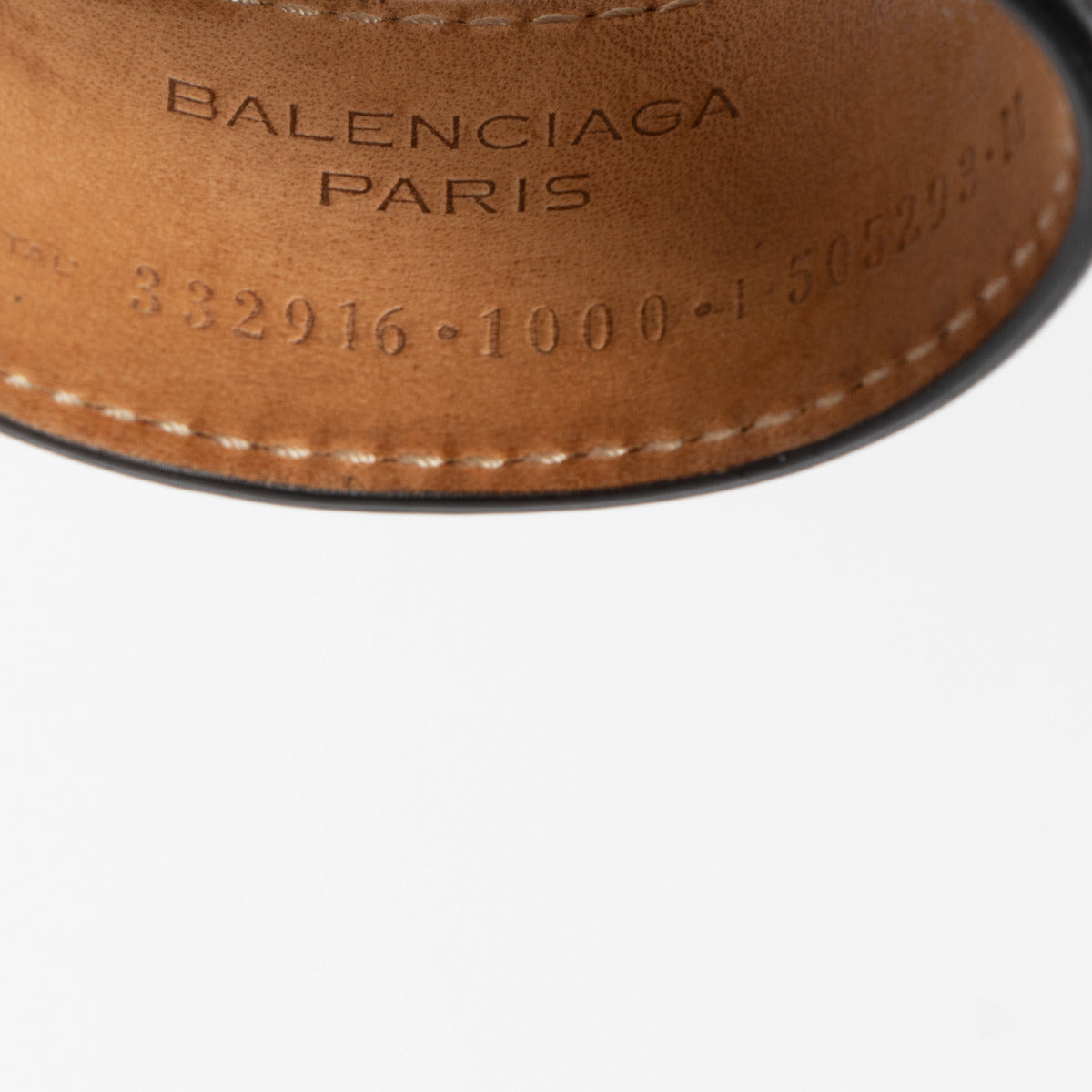 Balenciaga Zwart Lederen Armband