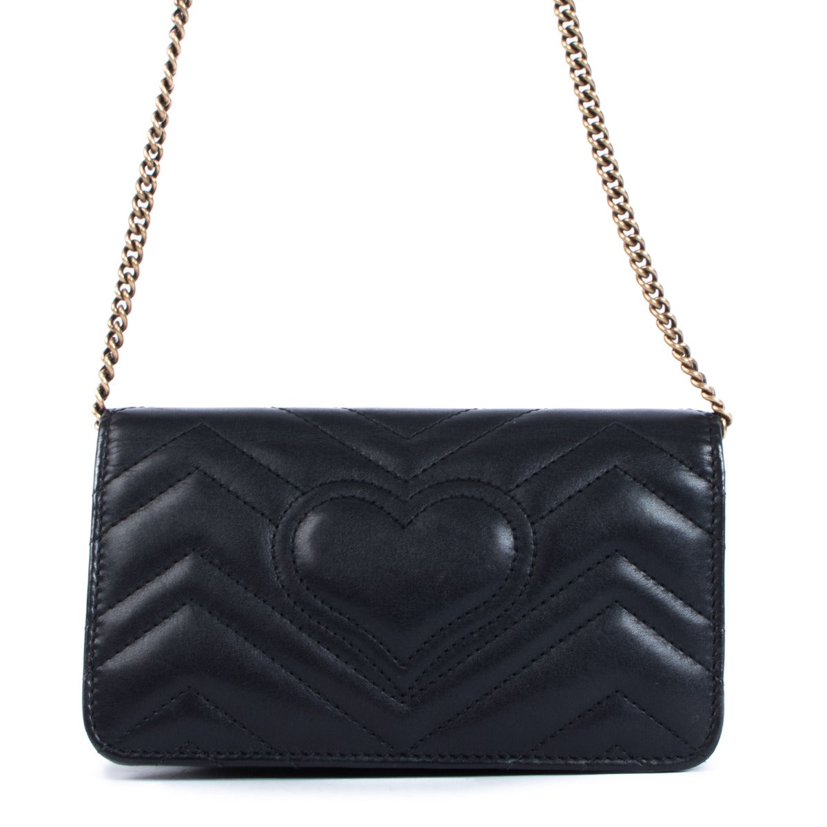 Gucci GG Marmont Bug Mini Wallet On Chain Bag