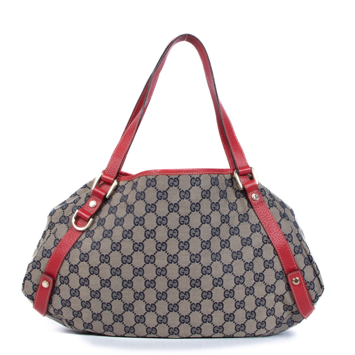 Gucci Navy GG Canvas Abbey Tote Bag