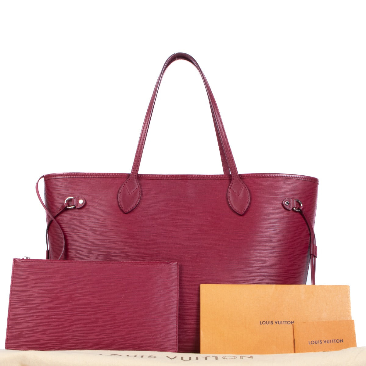 Louis Vuitton Fuchsia Epi Leather Neverfull MM