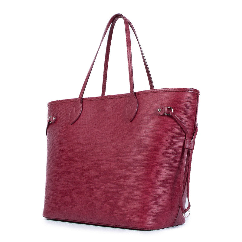 Shop this authentic second hand Louis Vuitton Fuchsia Epi Leather Neverfull Tote Bag on Labellov.com