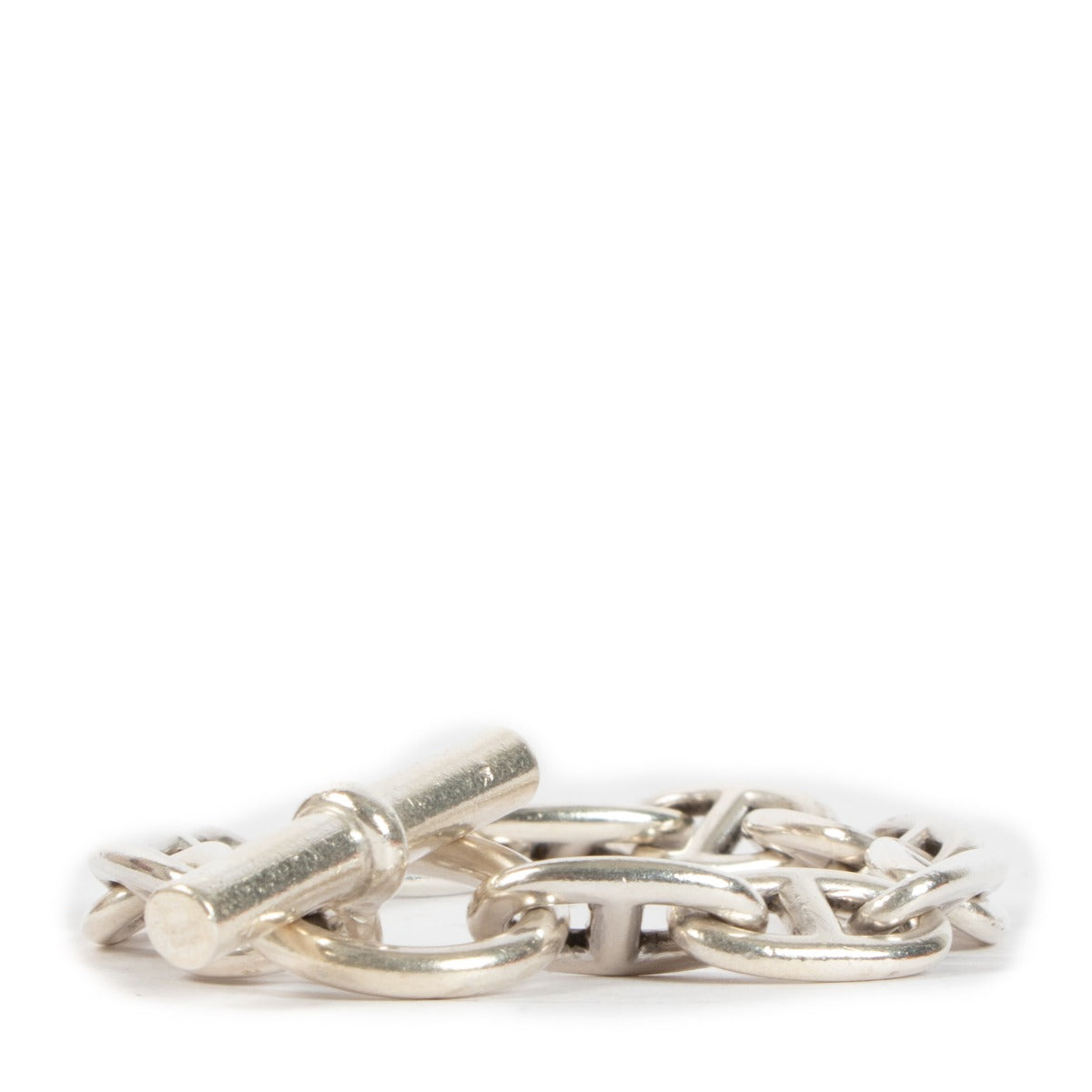 Hermès Silver Chaine D'ancre Large Bracelet