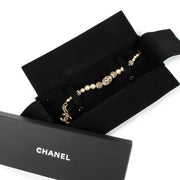 Chanel Spring Summer 2015 Crystal Pearl CC Bracelet