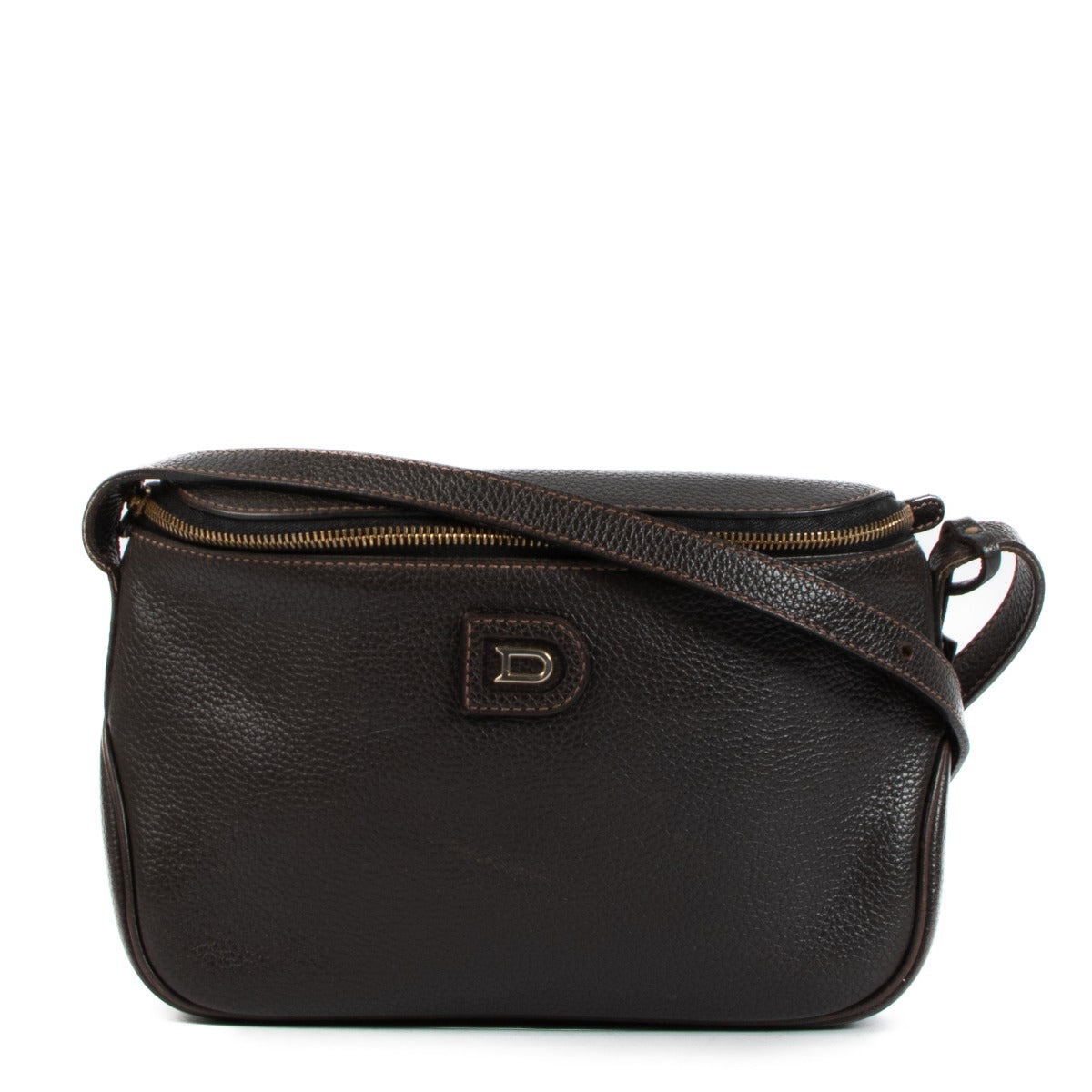 Delvaux Macao Brown Leather Crossbody Bag