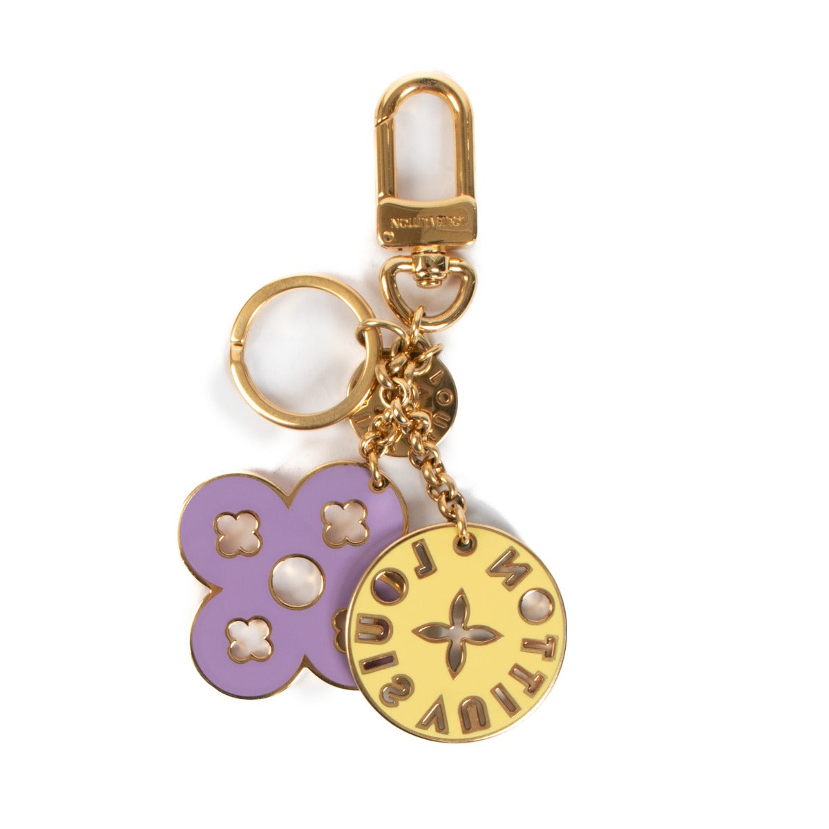 Louis Vuitton Looping Fleur Pastel Key Charm