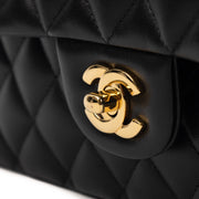 Shop 100% authentic second-hand Chanel Black Lambskin Medium Classic Flap Bag on Labellov.com